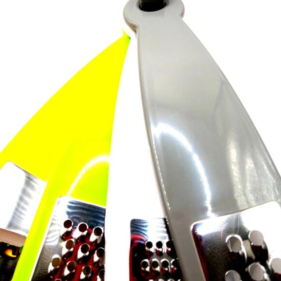 Lot Of 4 Stainless Steel 11" Flat Graters Fine to Course New - Picture 4 of 9